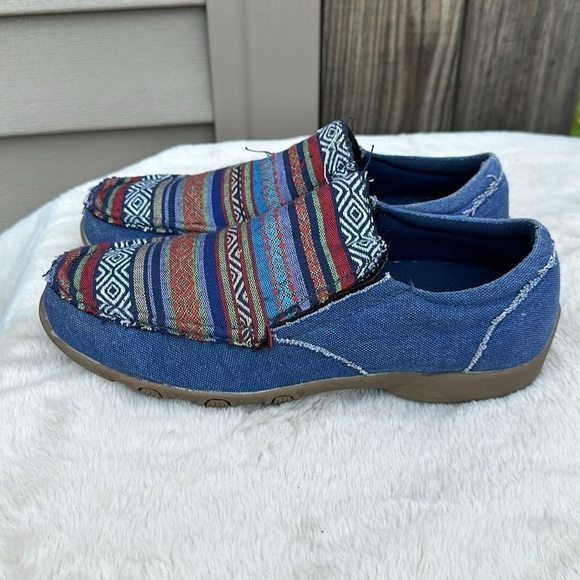 Roper Women's Southwestern Vamp Slip-On Shoes size 8.5 - Picture 3 of 9